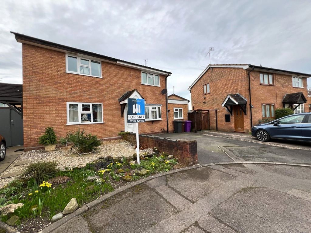 2 bed semi-detached house for sale in The Moorings, Wolverhampton, West Midlands WV9, £180,000
