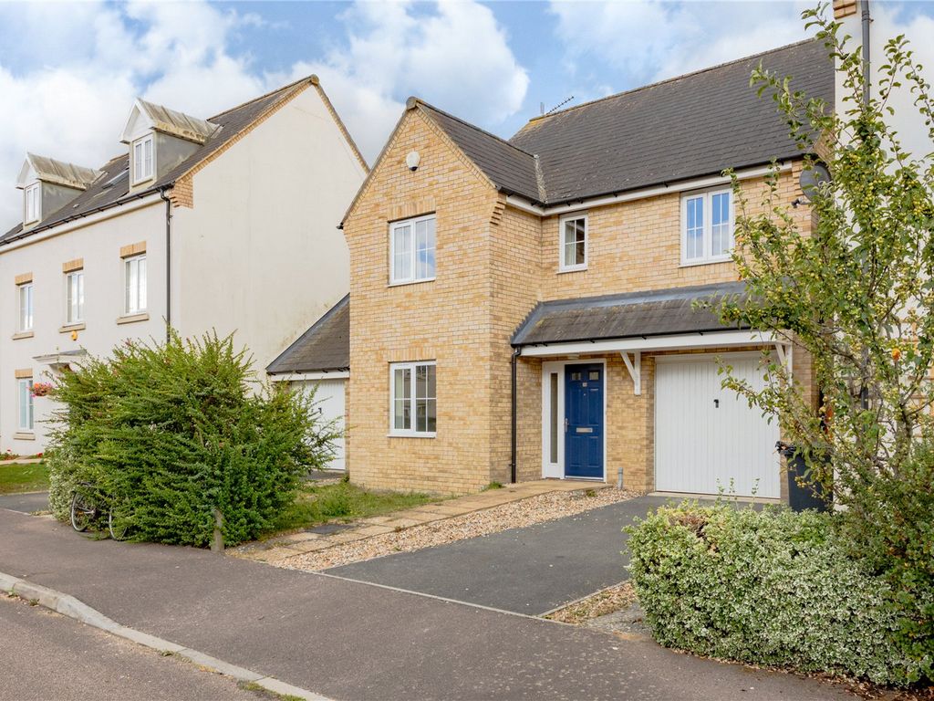 4 bed detached house for sale in Wellbrook Way, Girton, Cambridge, Cambridgeshire CB3, £625,000