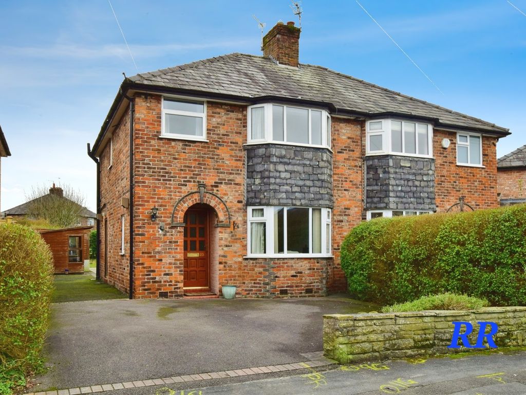 3 bed semi-detached house for sale in Buckingham Road, Wilmslow, Cheshire SK9, £399,950
