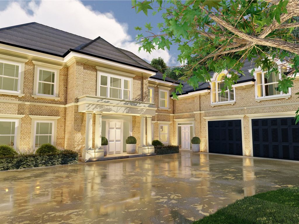 New home, 5 bed detached house for sale in Onslow Road, Burwood Park KT12, £4,250,000