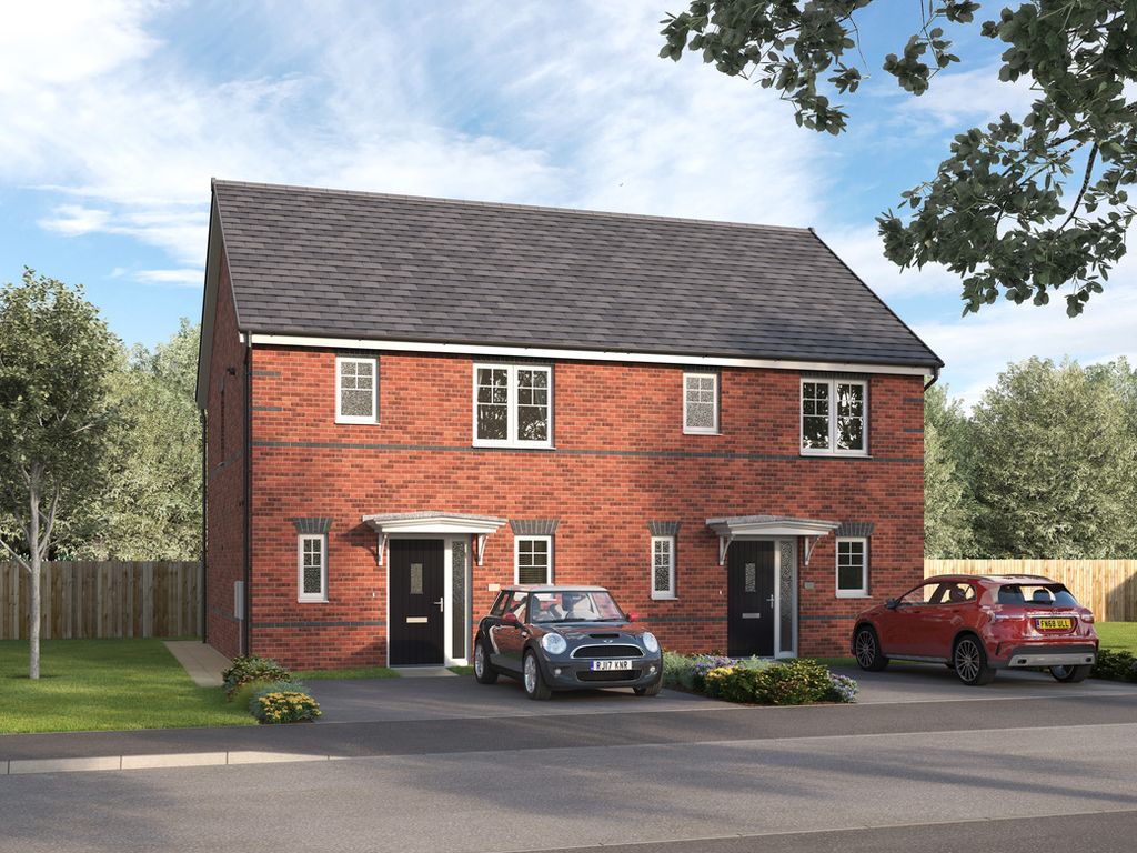 New home, 3 bed semi-detached house for sale in "The Heronwell" at Buckthorn Drive, Barton Seagrave, Kettering NN15, £259,950
