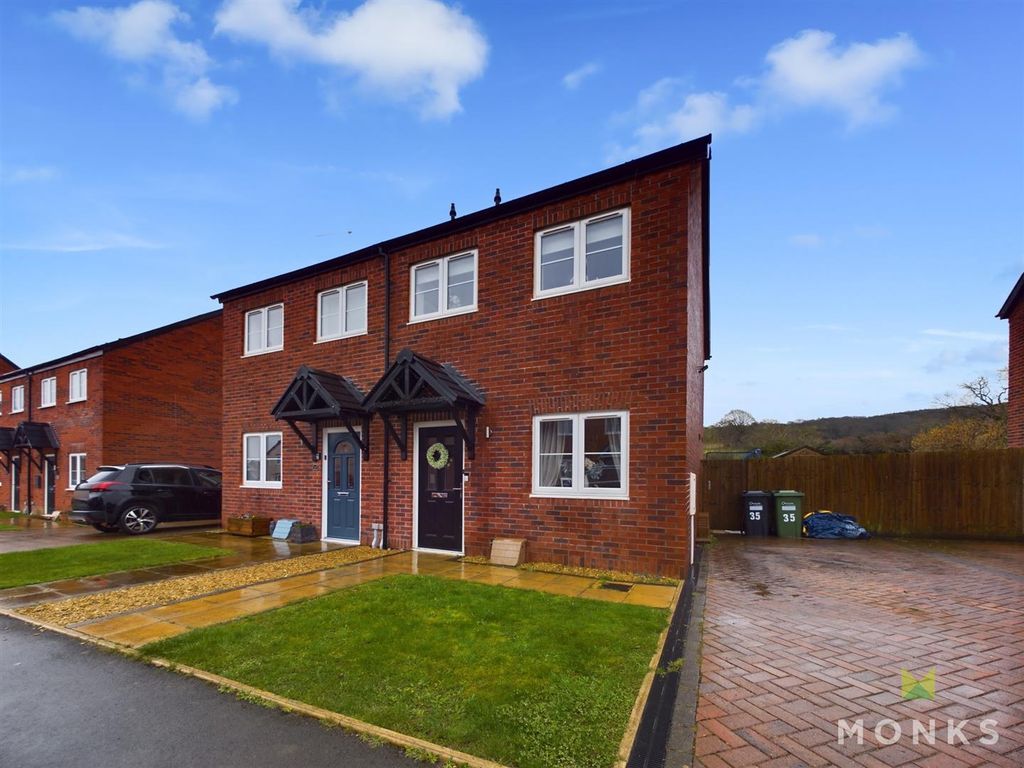 2 bed semi-detached house for sale in Orchid Meadow, Minsterley, Shrewsbury SY5, £210,000