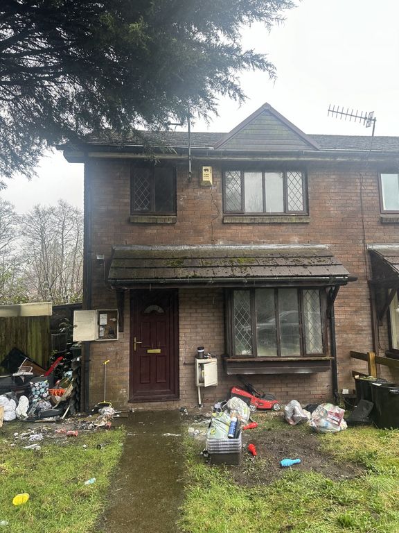 End terrace house for sale in 12 Elizabeth Close, Pentre, Rhondda Cynon Taff CF41, £65,000
