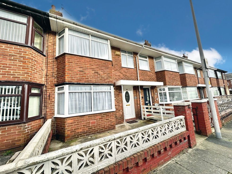 3 bed terraced house for sale in Avon Place, Blackpool FY1, £120,000