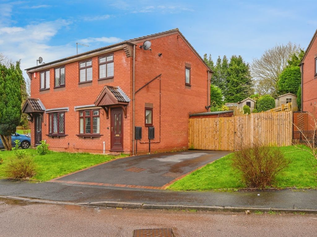 2 bed semi-detached house for sale in Heathbank Drive, Huntington, Cannock WS12, £210,000