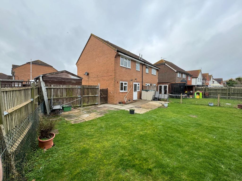 2 bed semi-detached house for sale in Dean Wood Close, Eastbourne BN23, £169,000