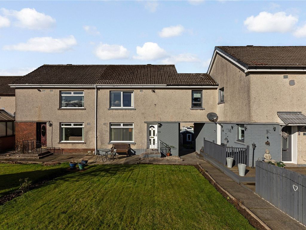 2 bed terraced house for sale in Towers Place, Airdrie ML6, £117,500