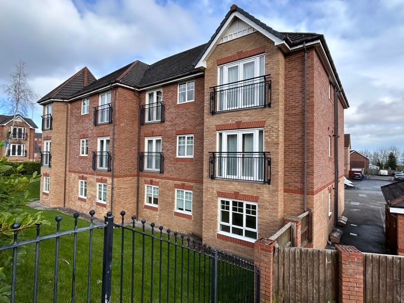 2 bed flat for sale in Ingot Close, Brymbo, Wrexham LL11, £105,000
