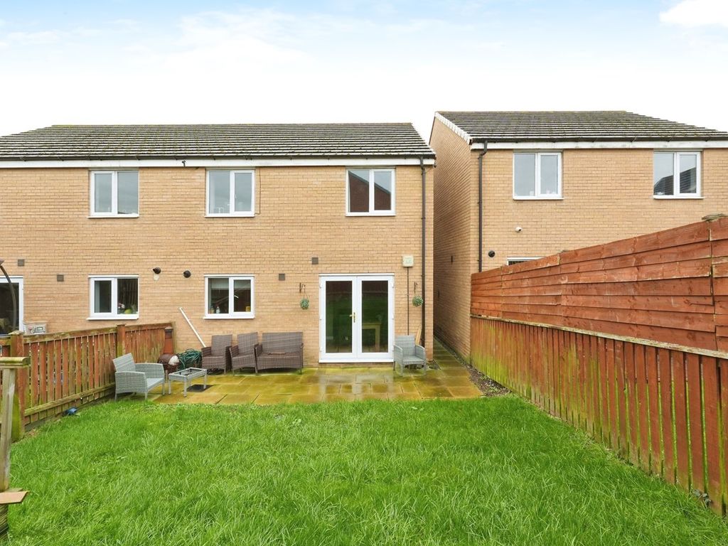 3 bed semi-detached house for sale in Overton Way, Stockton-On-Tees TS18, £135,000
