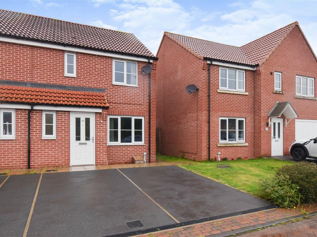 3 bed semi-detached house for sale in Woodside Drive, Scunthorpe DN17, £144,950