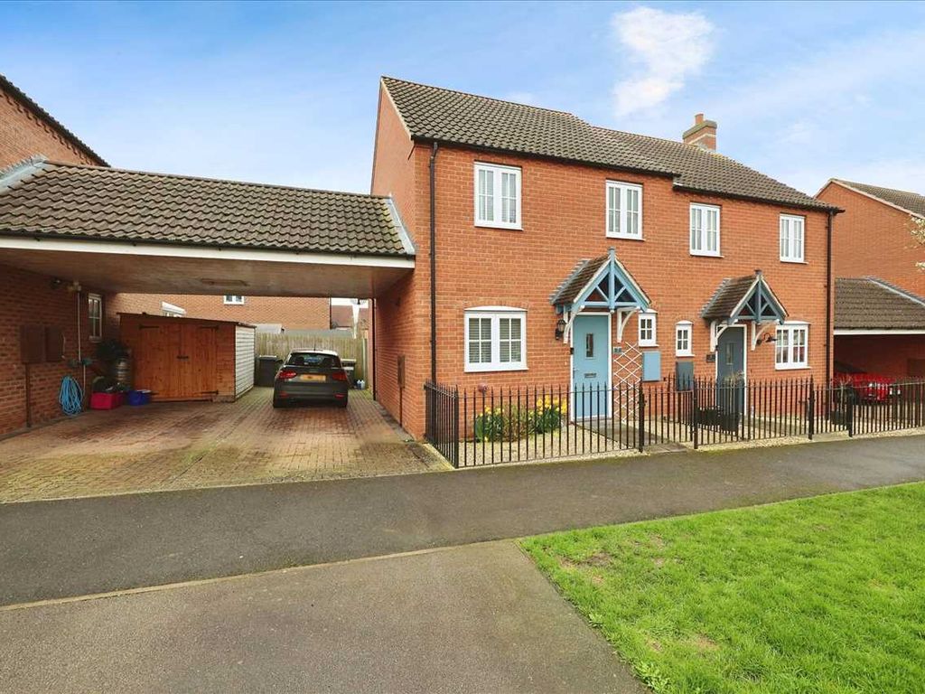 3 bed semi-detached house for sale in Knowles Way, Bardney, Lincoln LN3, £180,000