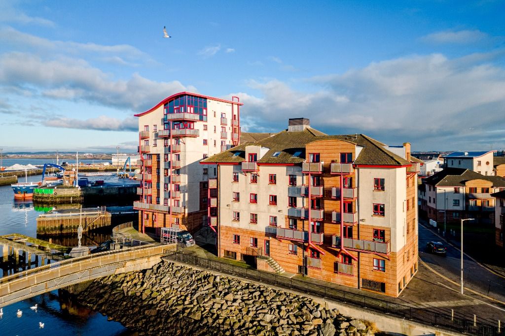 2 bed penthouse for sale in Churchill Tower, South Harbour Street, Ayr, South Ayrshire KA7, £100,000