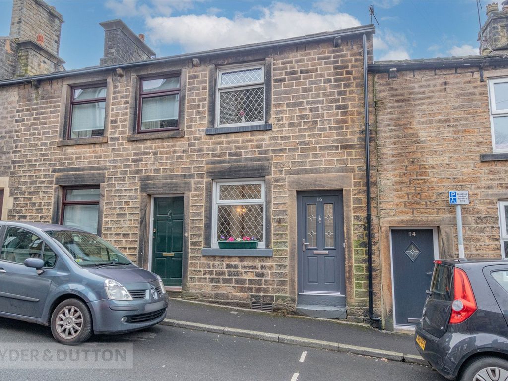 2 bed terraced house for sale in Court Street, Uppermill, Saddleworth OL3, £250,000