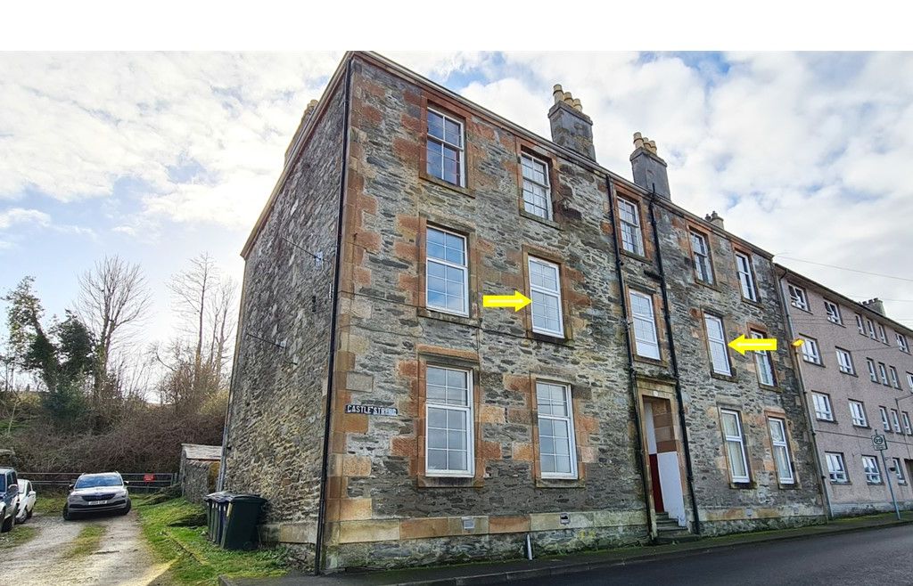 1 bed flat for sale in Castle Street, Isle Of Bute PA20, £65,000