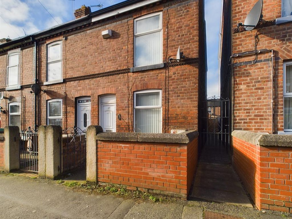 2 bed terraced house for sale in Victoria Road, Wrexham LL13, £105,000