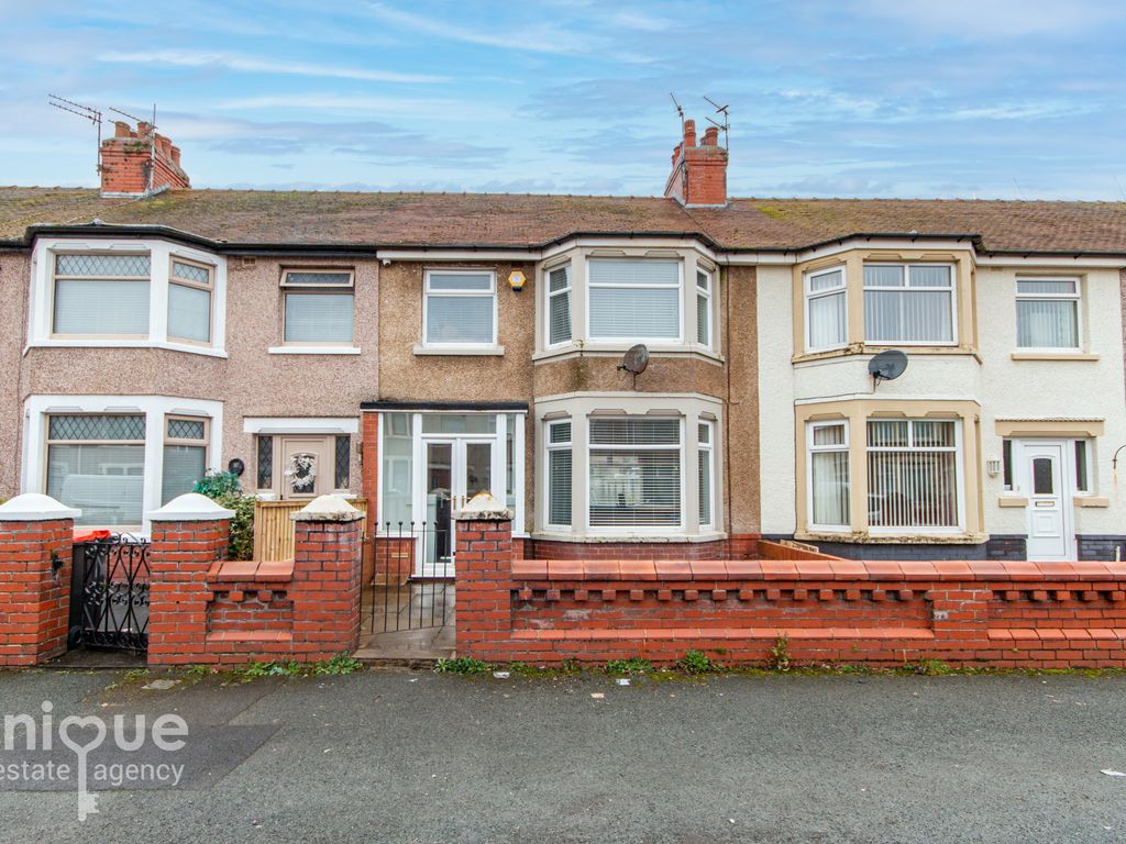 3 bed terraced house for sale in Borrowdale Avenue, Fleetwood FY7, £140,000
