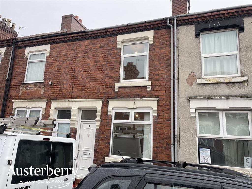 2 bed terraced house for sale in Carlton Road, Stoke-On-Trent ST4, £95,000