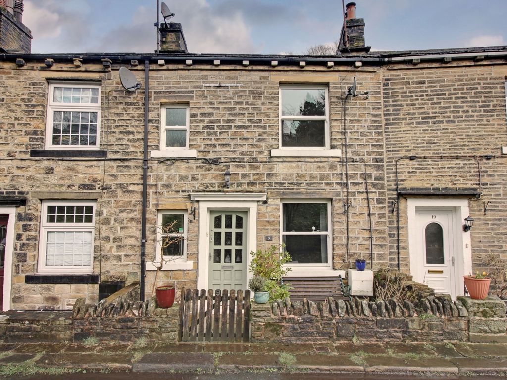 2 bed terraced house for sale in Goit Side, Booth, Luddenden, Halifax HX2, £240,000