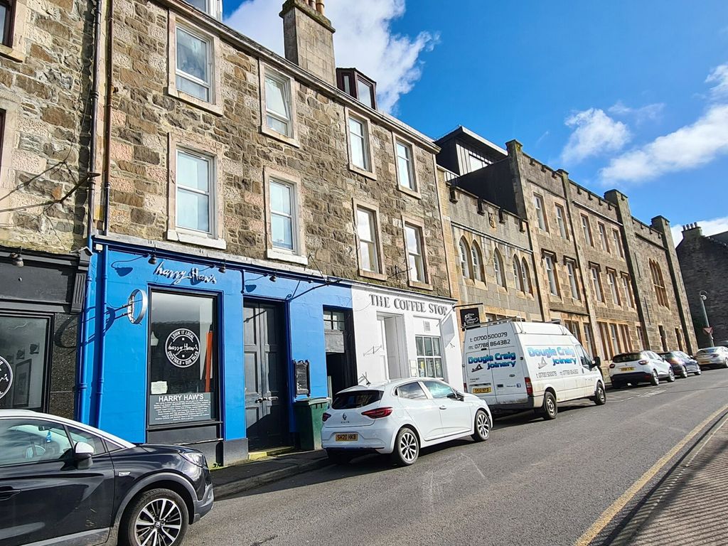 1 bed flat for sale in Flat 2/1, 27 High Street, Rothesay, Isle Of Bute PA20, £25,000