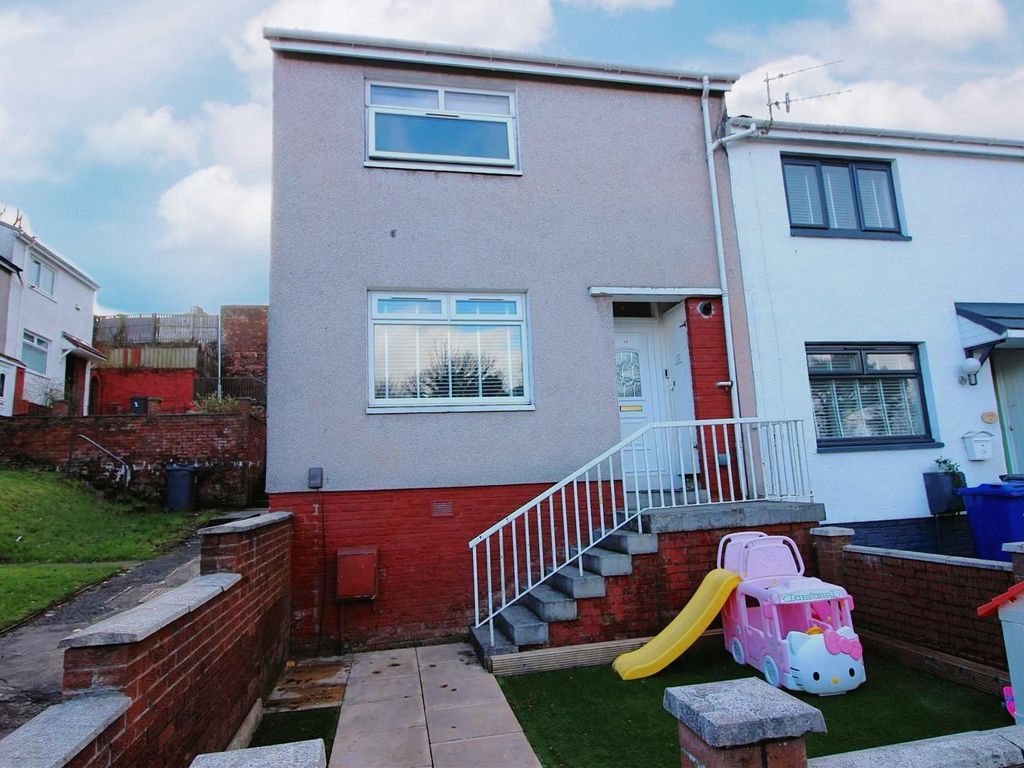 2 bed end terrace house for sale in Brookfield Road, Port Glasgow PA14, £109,000