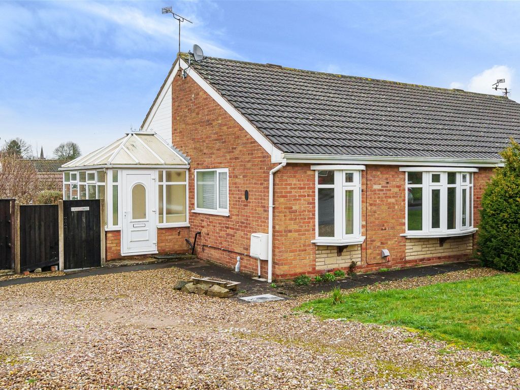 2 bed semi-detached bungalow for sale in Beaufort Close, Desford, Leicester LE9, £200,000