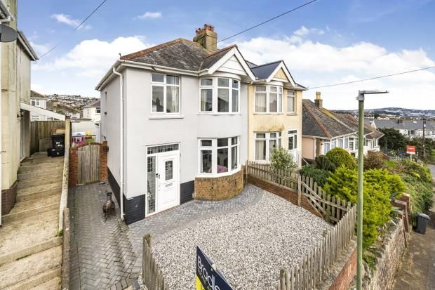 3 bed semi-detached house for sale in Hillside Road, Paignton, Devon TQ3, £174,250